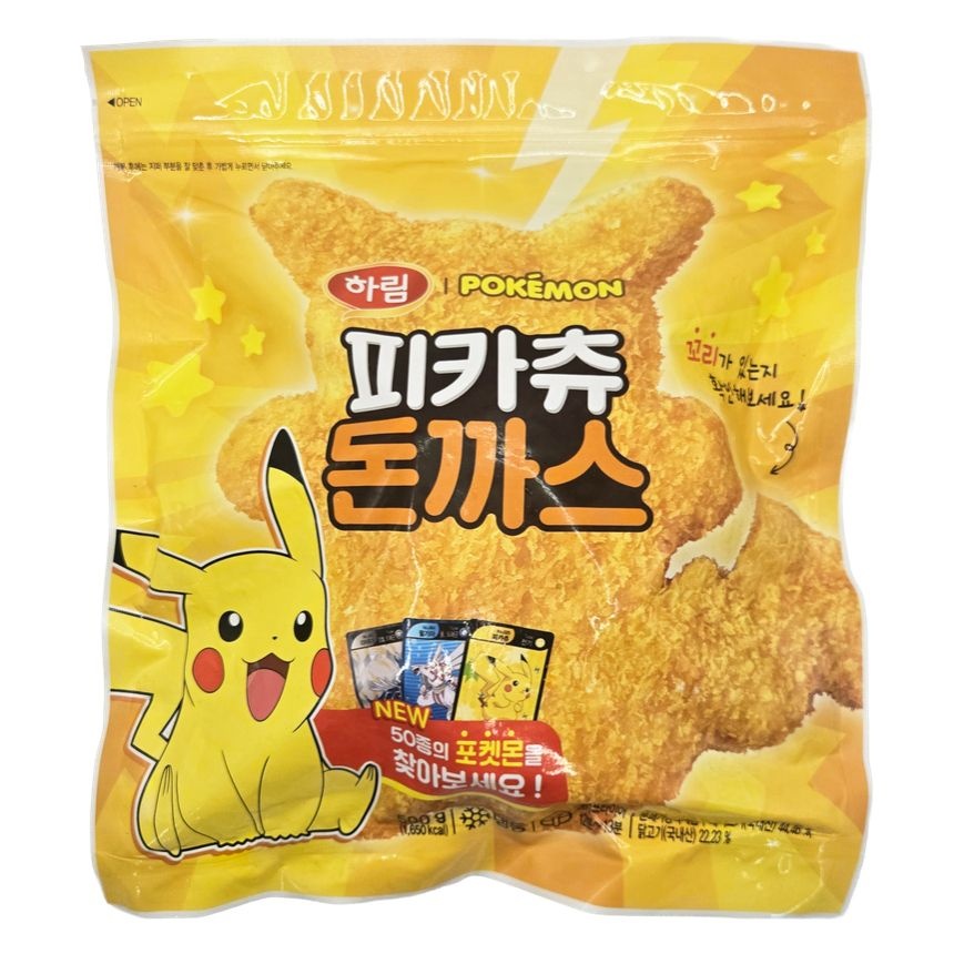 하림 포켓몬 피카츄돈까스 500g