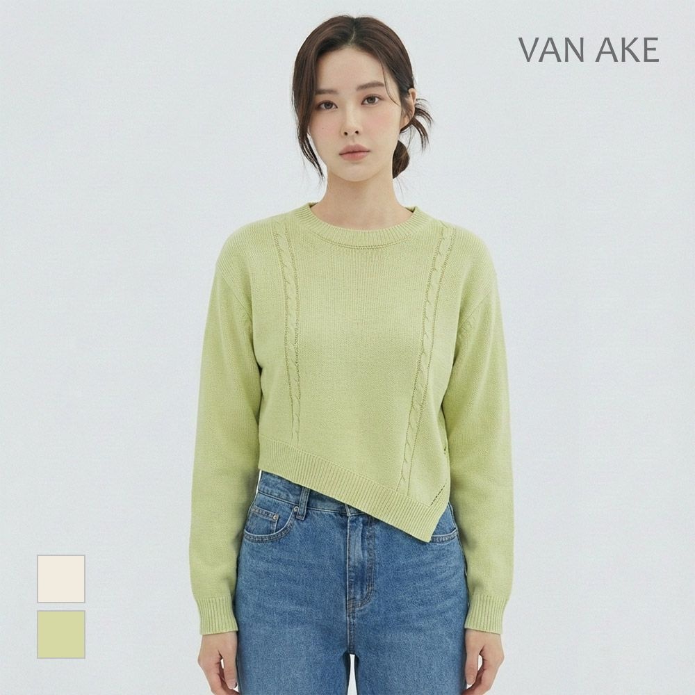[반에이크] 꽈배기짜임 니트_VB34KTQ315Z