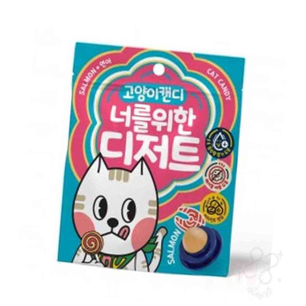 삼헌 고양이캔디 연어맛 유통기한 26년10월06일 헤어볼간식 고양이건강간식 고양이디저트