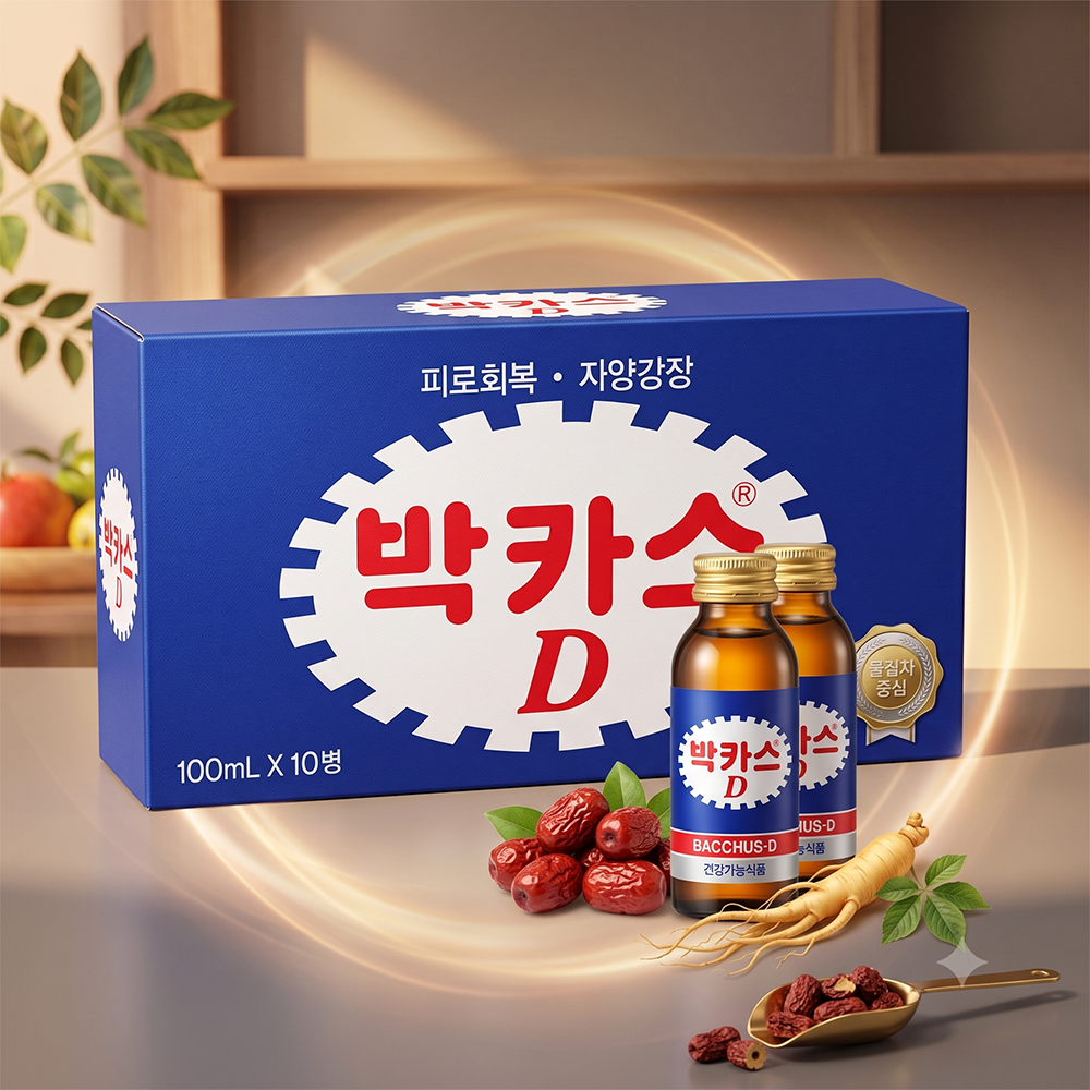 [온누리상품] 박카스D 피로회복 자양강장제 활력 음료 2박스(20개입)