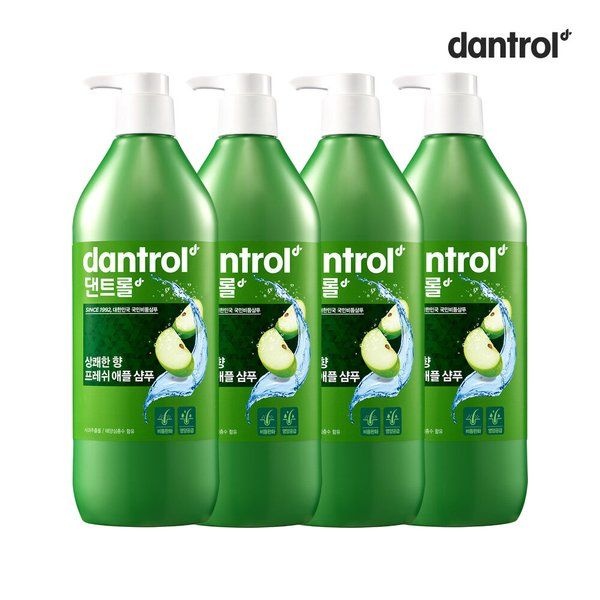 미쟝센 댄트롤 상쾌한 향 프레쉬 애플 샴푸 820ml*4입