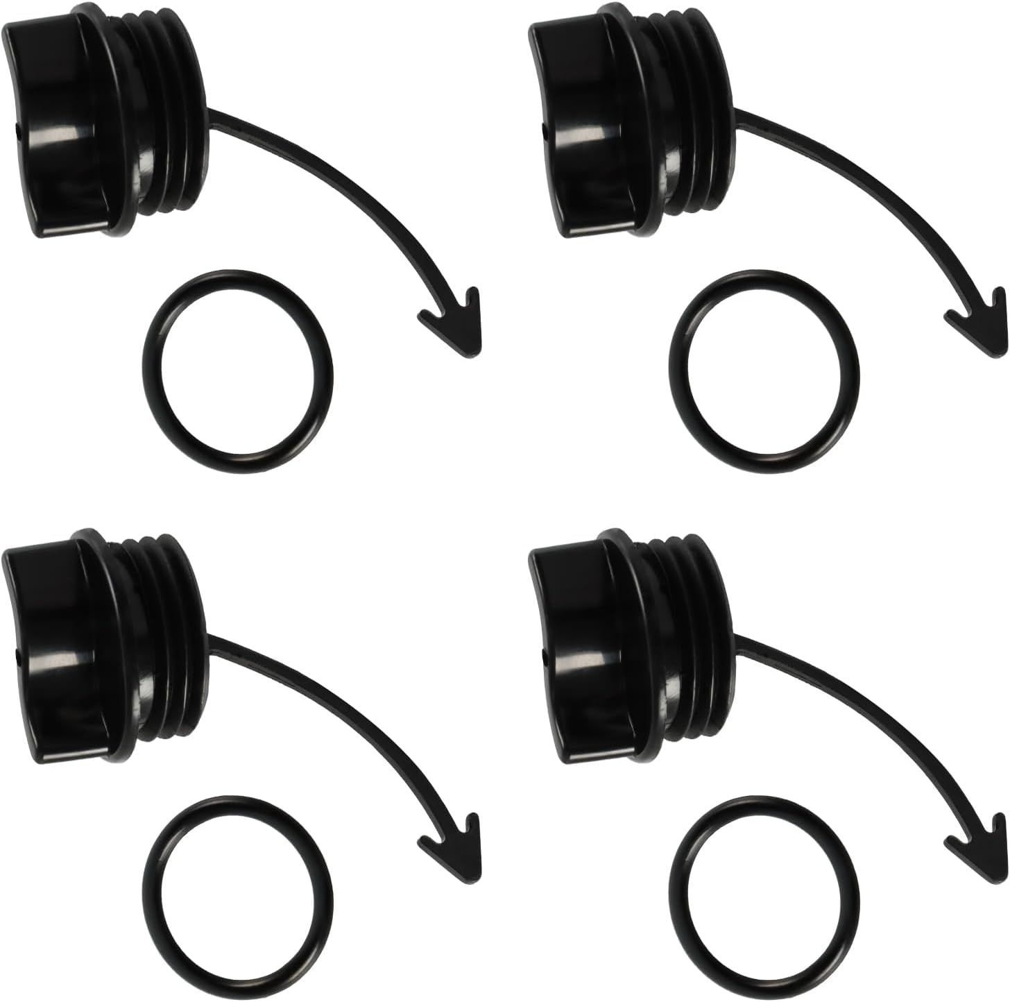 EVRBUL 4 PCS 배수 플러그, Sea-Doo RXT GTI GTX GTR LTD GTS 웨이크 130 155 스파크 900 Trix RXP-X RXT-X 260 교체 #: 292001320 292002024