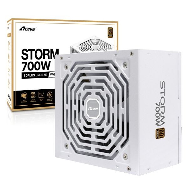 에이원 AONE 스톰 700W 80PLUS 브론즈 화이트 PC 파워서플라이
