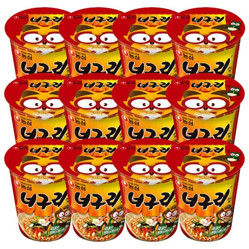 농심 너구리컵 6입 x 2개 / 총12개