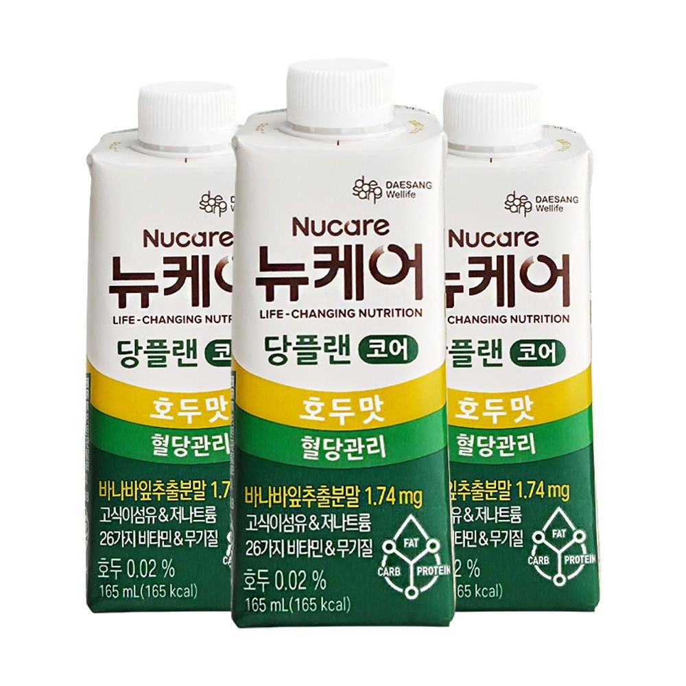 뉴케어 당플랜 코어 호두맛 165ml, 24팩 식사대용 균형영양식