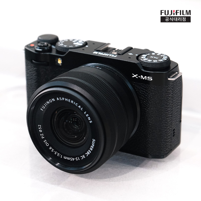 [오늘출발] 후지필름 X-M5 XC15-45mm 렌즈킷 + 액정보호필름 입문 대리점 뉴나인