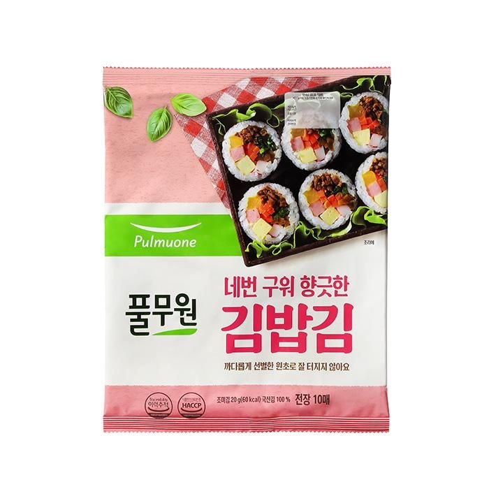 네번구운김밥김(10매)20g/풀무원X10ea