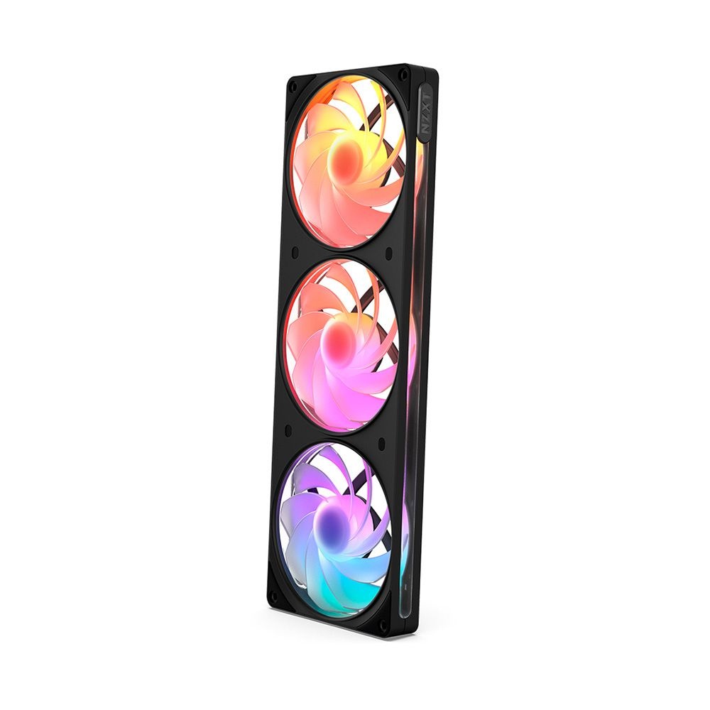 NZXT F360 RGB Reverse V2 블랙 RGB팬 리버스팬 일체형