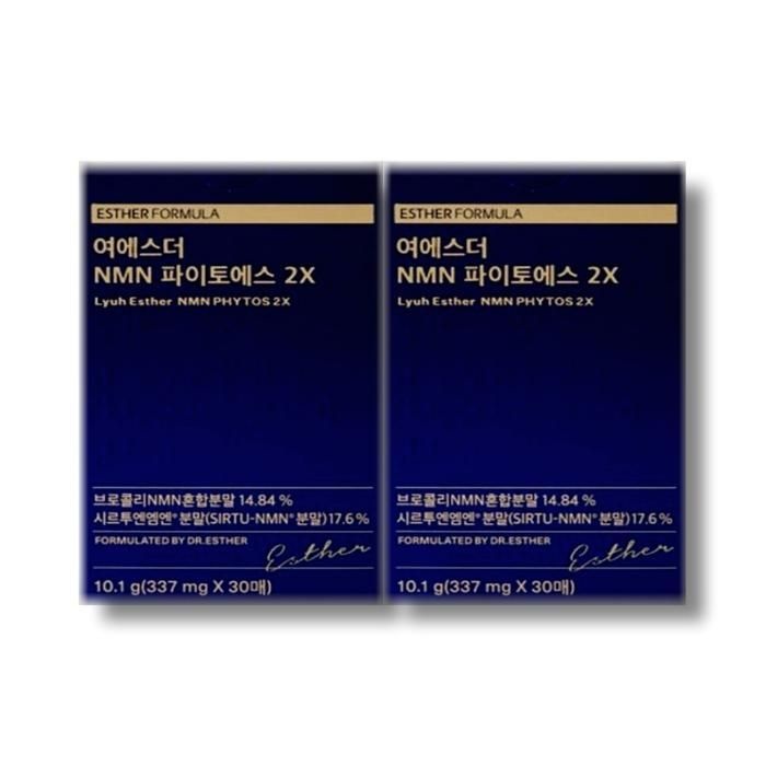 여에스더 NMN 파이토에스 2X 337mg x 30매 2박스