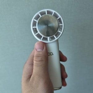오아 에어쿨 핸디 휴대용 선풍기 미니 급속 냉각 아이스 에어컨 핸드 BLDC 손풍기