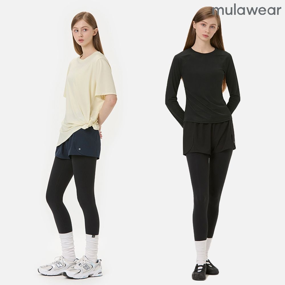 뮬라웨어 올데이 투인원 레깅스 팬츠 2 Color 종 택1