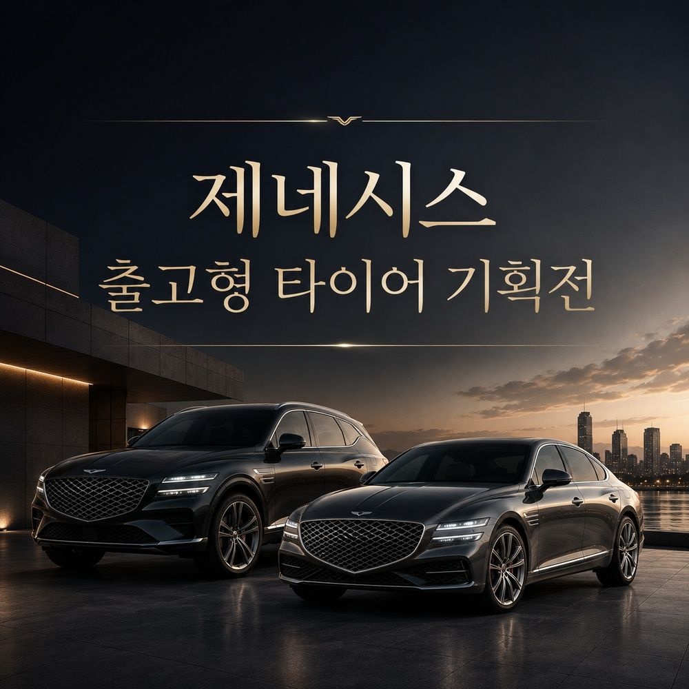 제네시스 출고형 타이어 기획전