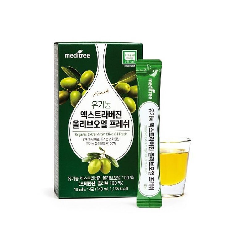 메디트리 유기농 엑스트라버진 올리브오일 프레쉬 10박스(140포)[35863076]