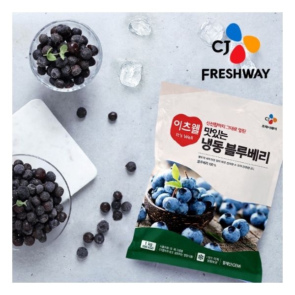 [씨제이프레시웨이] 냉동 블루베리 1kg x 3개