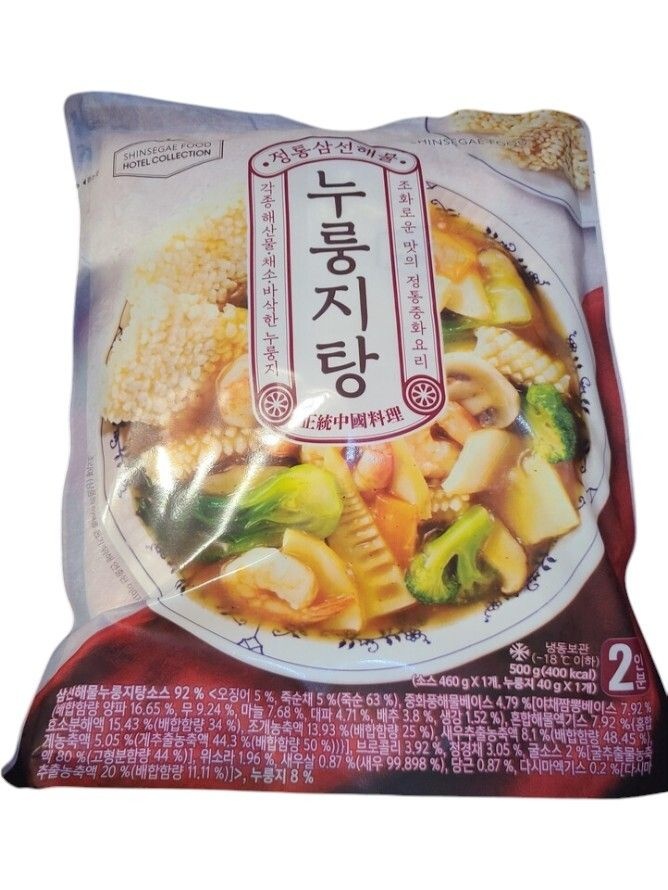 올반 정통 삼선 해물 누룽지탕 500g 3팩