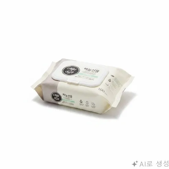 캡형 물티슈 6개 신생아물티슈 물티슈100매 유아물티슈 대용량물티슈