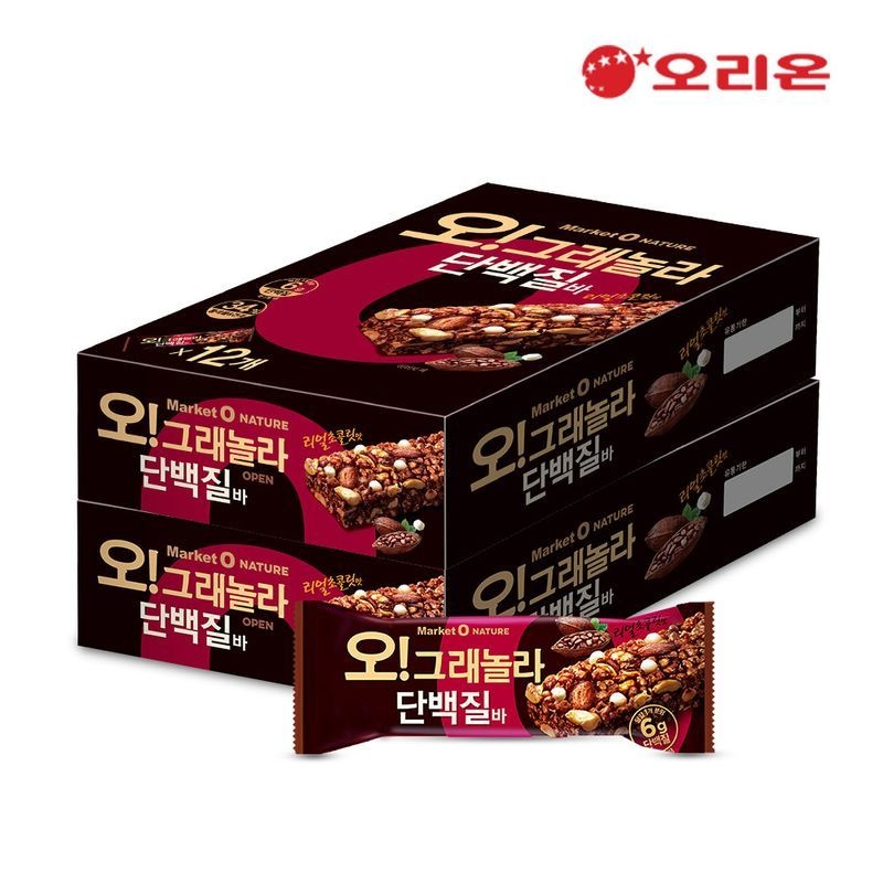 오리온 마켓오 오그래놀라 단백질바(40g) X 24P