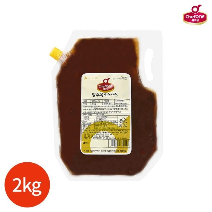 대상 쉐프원 탕수육 소스 FS 2kg x 1봉