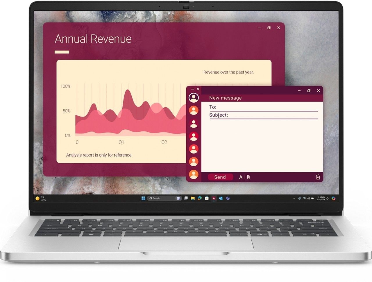 Dell 델 14인치 터치스크린 인텔® 코어™ 울트라 7 265U vPro®, 12코어, 512GB SSD, 16GB DDR5 1051863