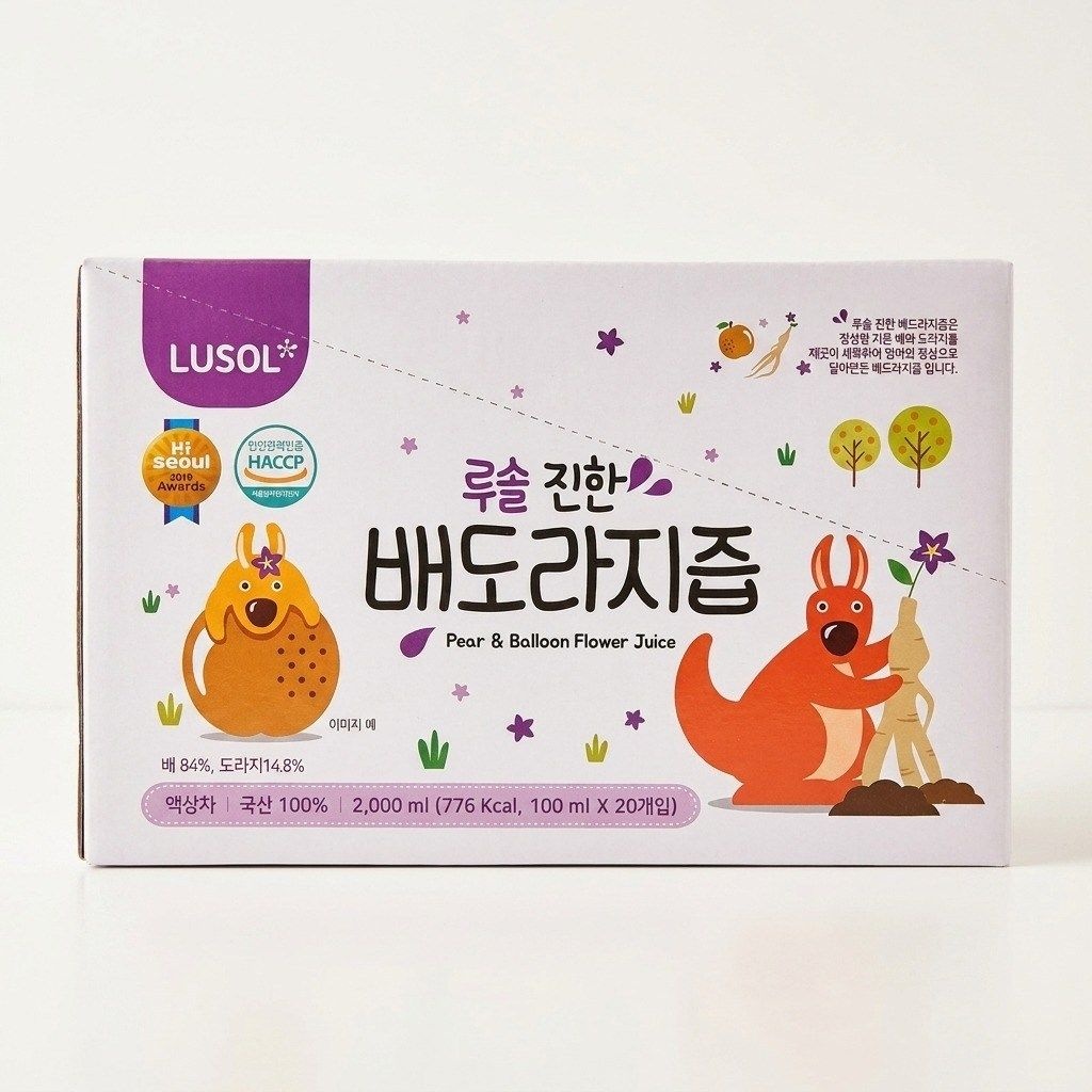 루솔이 만든 진한 배도라지즙 선물세트 60포