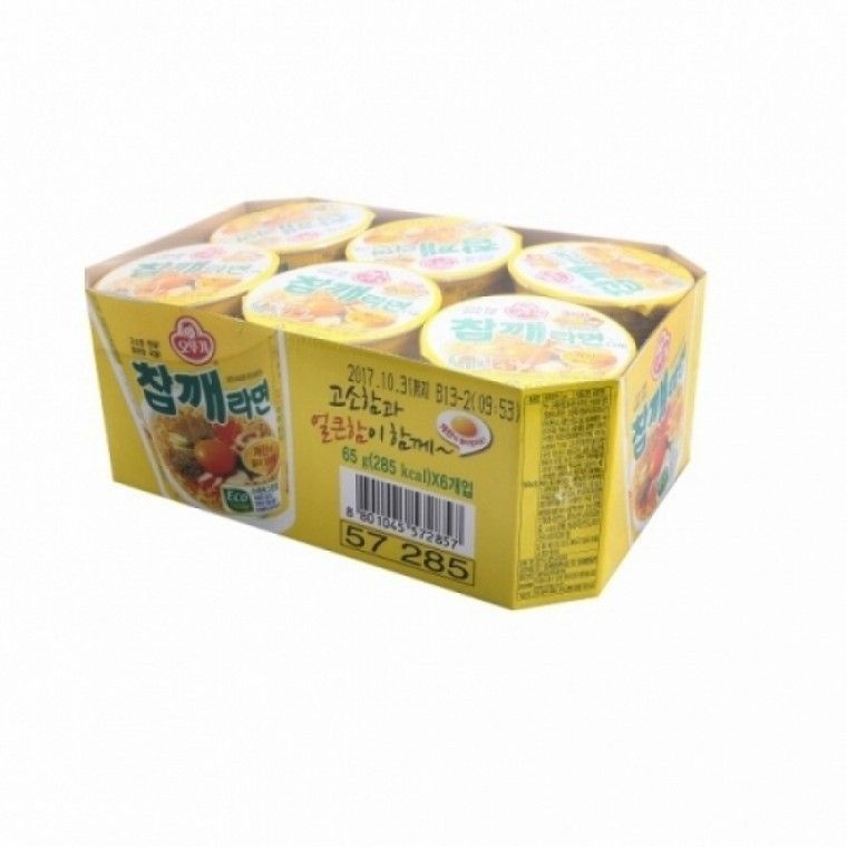 문구용품 오뚜기 참깨라면컵(소) 6개입 152231 사무용품