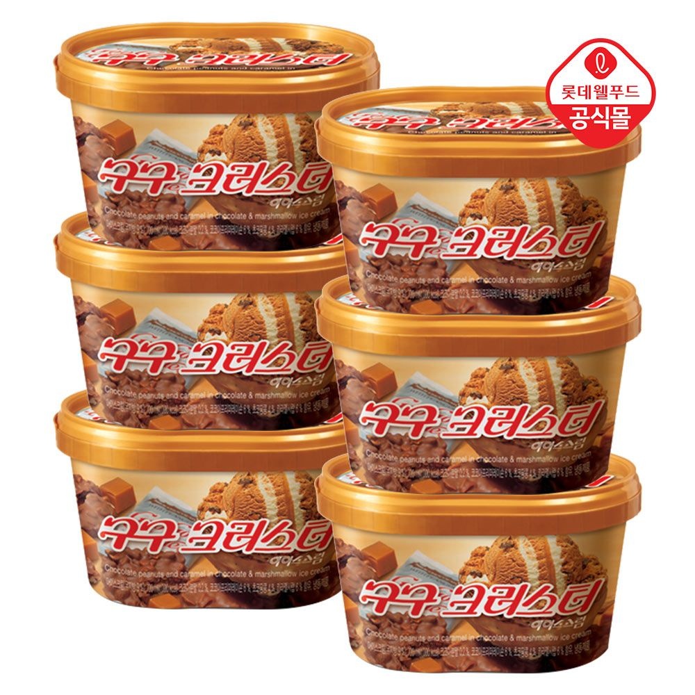 [롯데온]롯데 구구 크러스터 660ml x 6개 (23,580/무료)