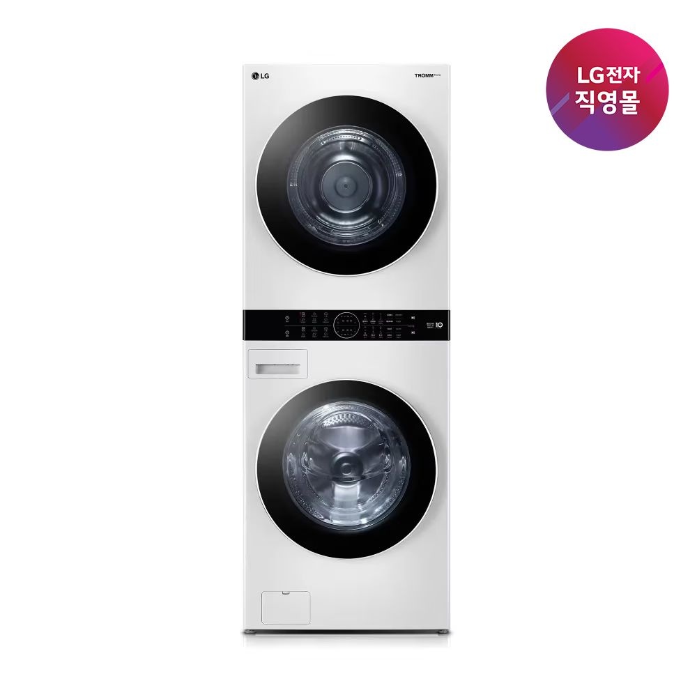 LG전자 [LG전자직영]LG트롬워시타워W2320WANR(세탁23kg건조20kg)