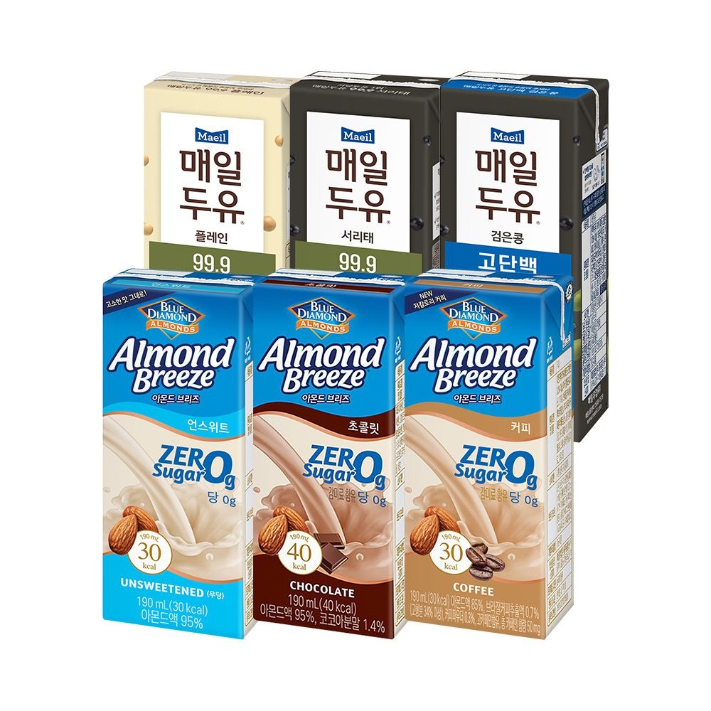 매일두유 99.9 서리태/고단백/고단백검은콩 48팩 外 베스트