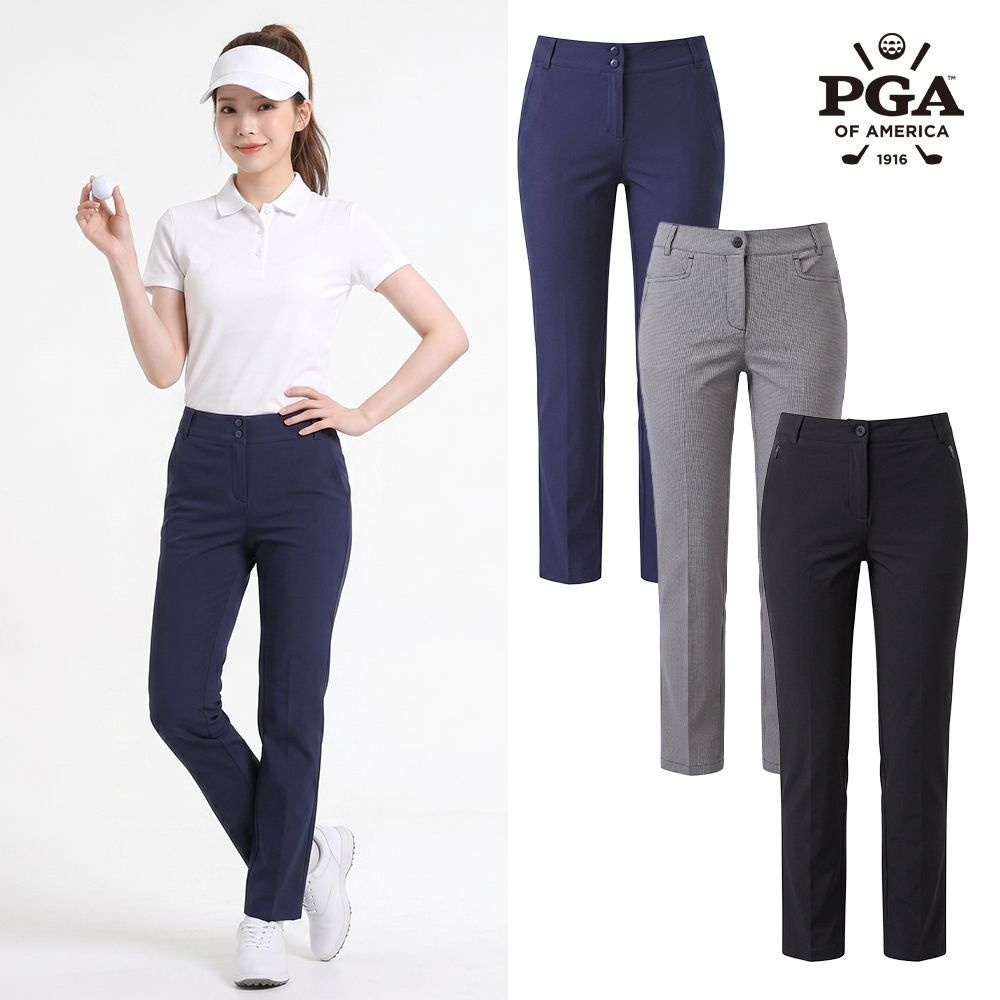 [딜크릿] PGA 여성 썸머 쿨링 스트레이트 골프팬츠 P2SPT3W201-203