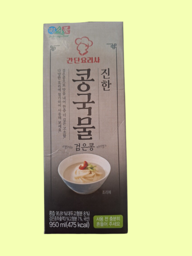 진한 콩국물 검은콩 950ml 6개
