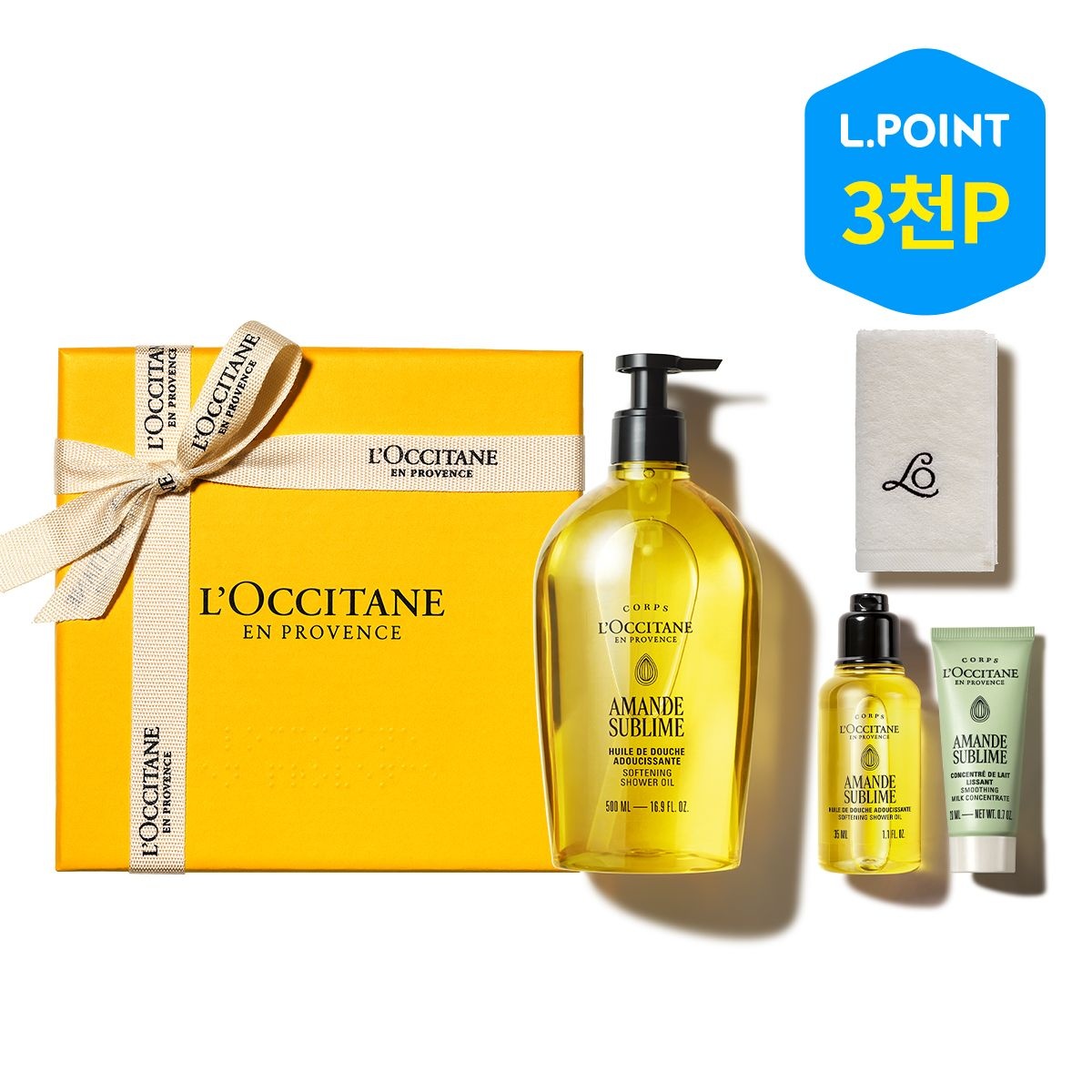 [롯데백화점] 록시땅 [8적립][기프트][단독] 아몬드 샤워 오일 500ml 세트(기프트3종)(+ L.POINT 3천점) LE1222169102