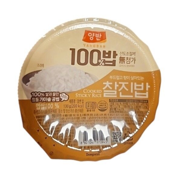 동원 양반 찰진밥 130g x 24개