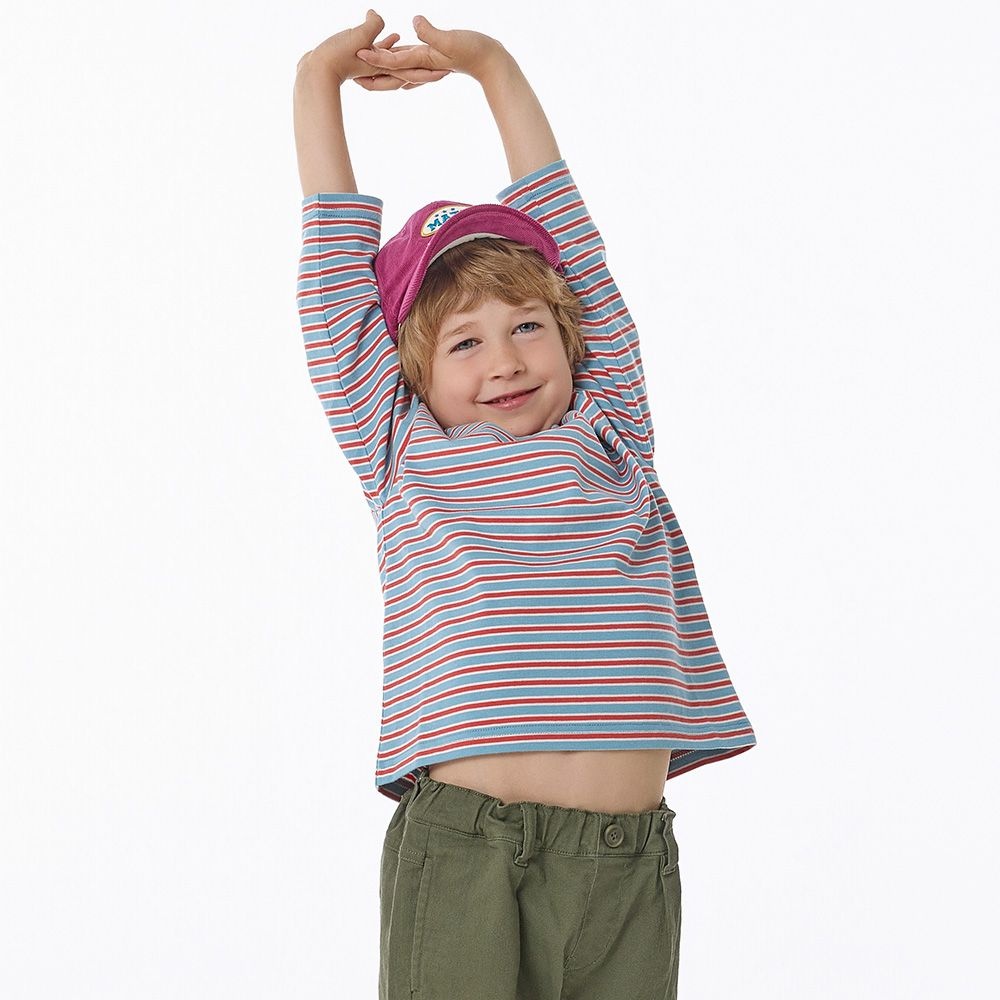 멀티 스트라이프 티셔츠 (85A29-331-32)