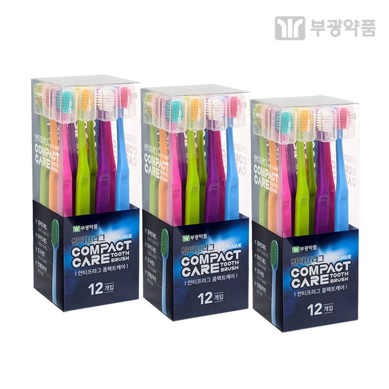 부광약품 얇은헤드 칫솔 초극세모 12입+12입+12입