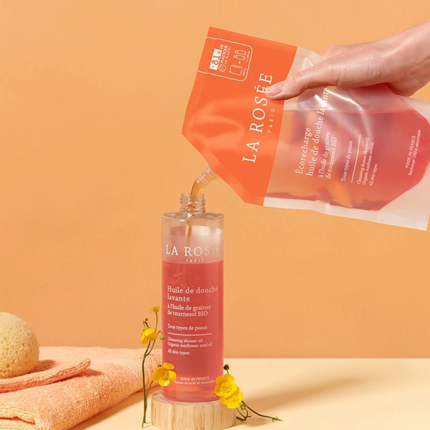 라로제 클렌징 샤워오일 리필 800ml