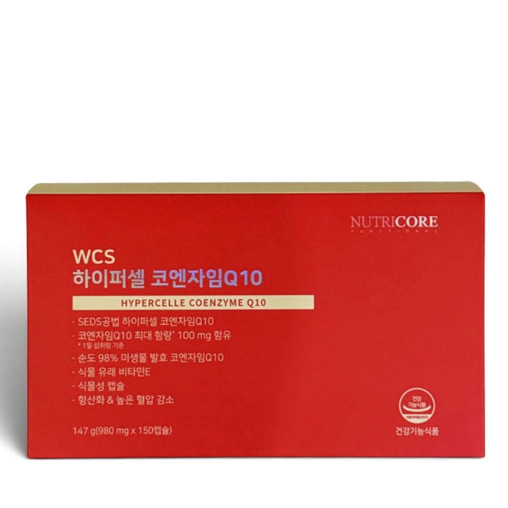 뉴트리코어 코엔자임Q10 코큐텐 150캡슐 980mg