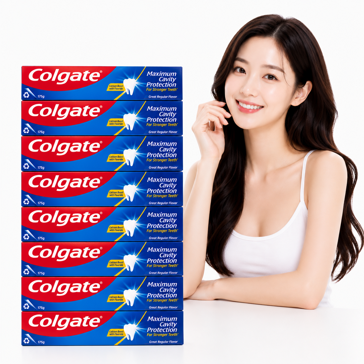 콜게이트 캐비티 프로텍션 불소치약 레귤러 100g 8개세트