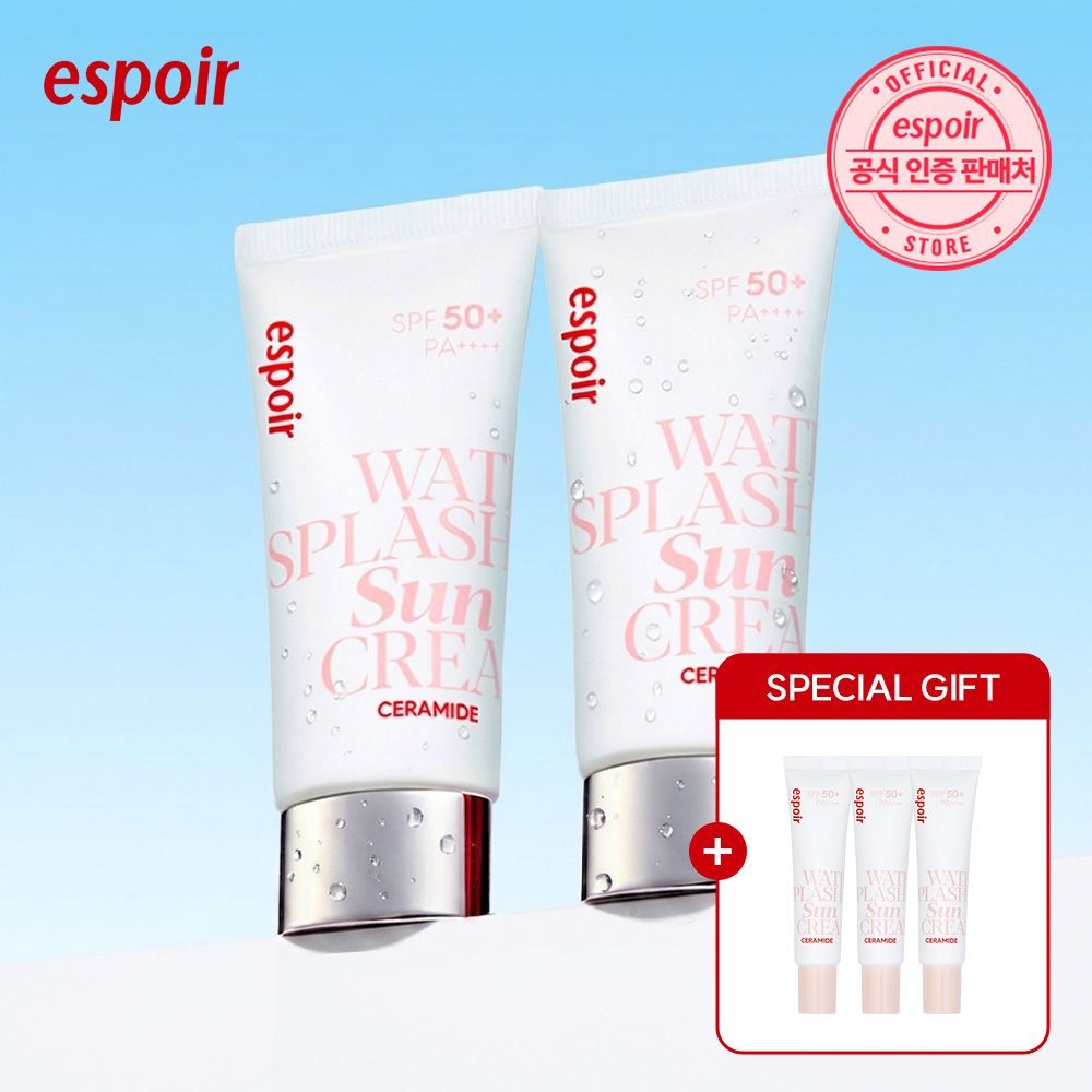 [본품 용량 증정] 워터 스플래쉬 선크림 세라마이드 30mL 1+1 (증) 선크림 20mL*3
