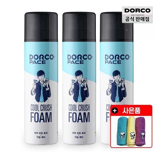 [롯데온] 도루코 페이스 쿨 크러쉬 쉐이빙폼 250ml 3개 (9,930...