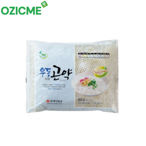 (주)대신물산 (오직미)우동모양곤약 800g x 10개 100g당 9Kcal 우동요리 면사리대용 대신곤약