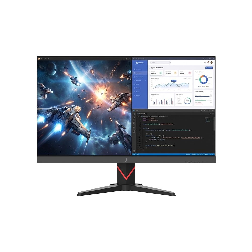 주연테크 V27Q144 게이밍 모니터 QHD LG IPS Black 144Hz HDR 68~69cm 무결점 / 영상 업무