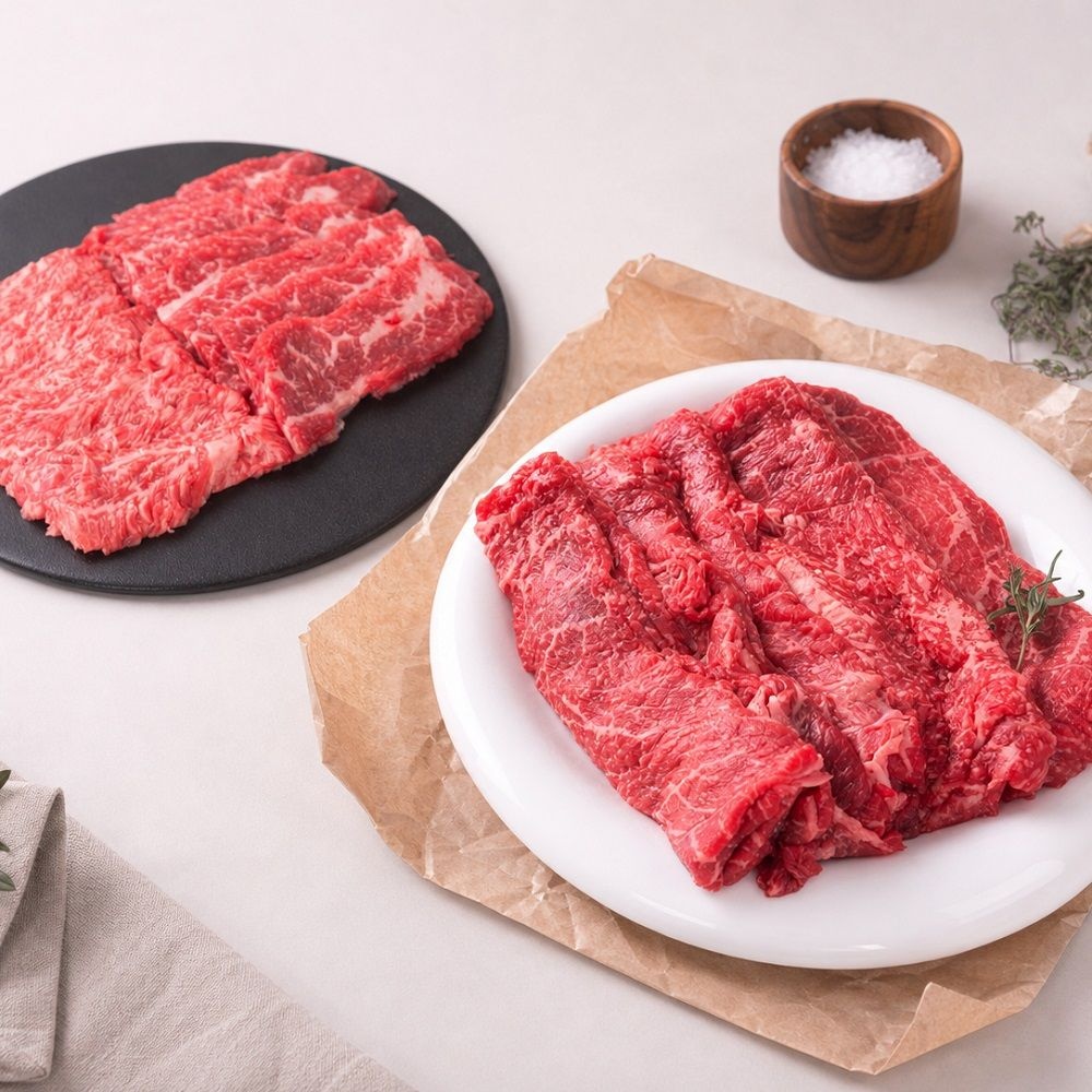 [롯데온]마장동 열광한우 1++ 한우 특수부위 숙성로스 모둠 300g+300g (28,260원/무료)