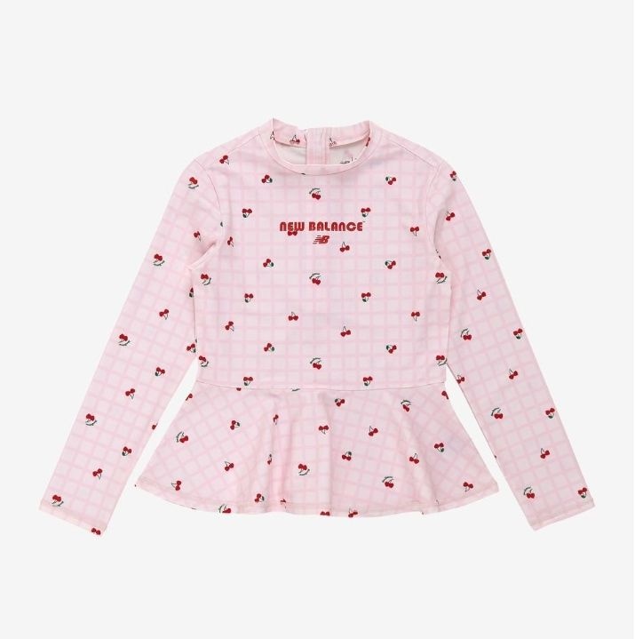 뉴발란스 (현대Hmall) 뉴발란스 키즈 플레어 실루엣 래쉬가드 레깅스 셋업 B1 NK9RG3772G 25 51