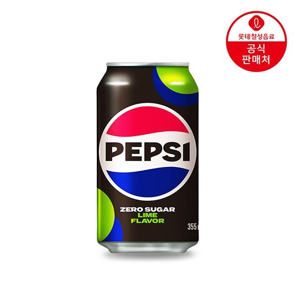 [롯데ON]펩시콜라 제로슈거 라임향 355ml 48캔 (26,840원 / 무배)