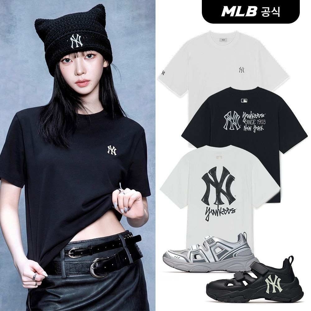 [MLB] 매일 입는 여름 베스트 아이템! 반팔/반바지/샌들/슬리퍼/운동화/볼캡