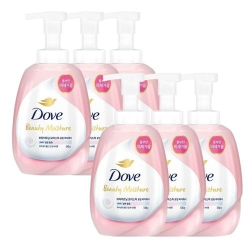 도브 브라이트닝 모이스처 포밍 바디워시 540ml 6개