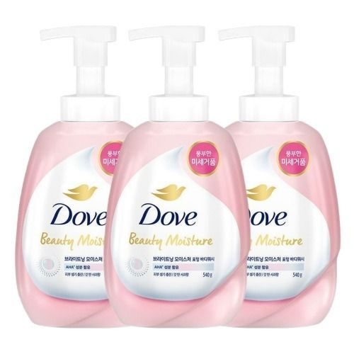 도브 브라이트닝 모이스처 포밍 바디워시 540ml 3개
