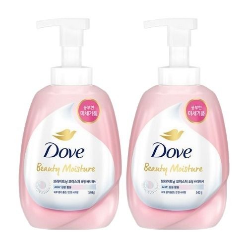 도브 브라이트닝 모이스처 포밍 바디워시 540ml 2개
