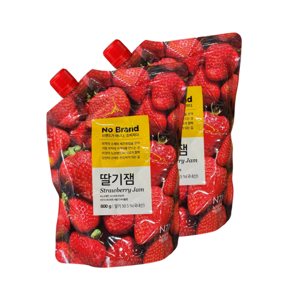 노브랜드 딸기잼 800g x 2개