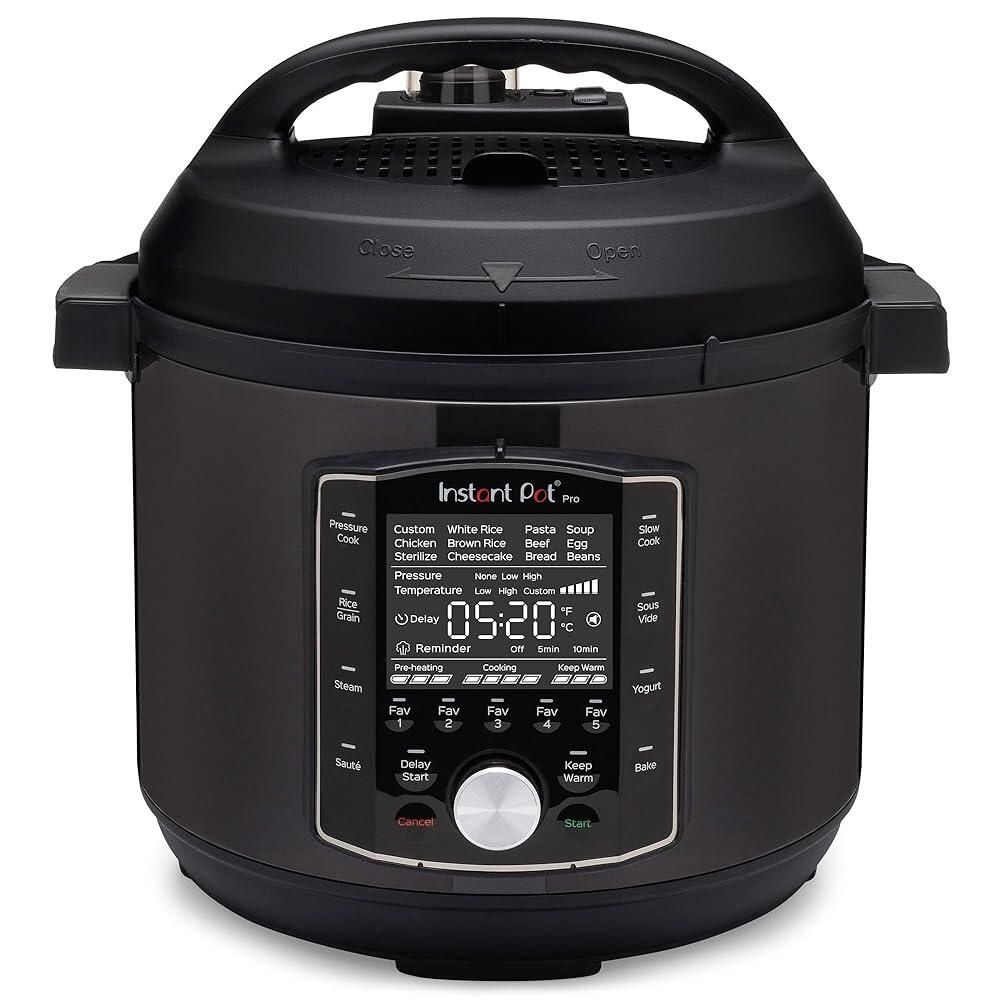 Instant Pot [해외] Instant Pot Pro 10-in-1 압력솥 슬로우 쿠커 쌀/곡물 찜기 소테 수비드 요거트 메이커 살균기 워머 800가지 의 레시피가